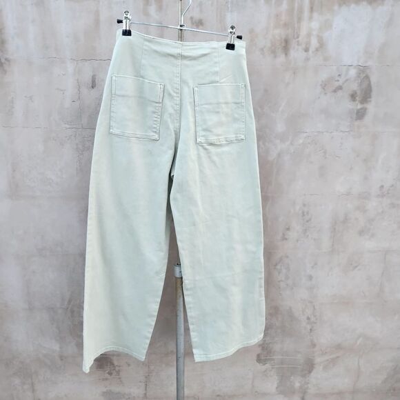 Stitch and feather miou muse summer flare pants sage - Picture 2 of 7